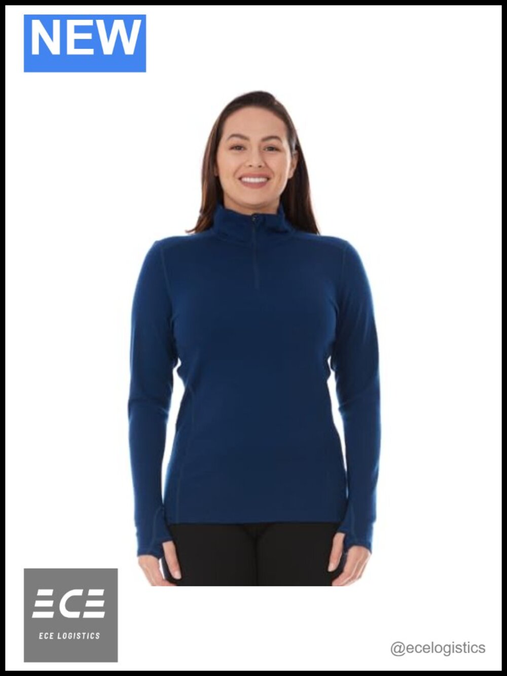 100% Merino Wool Quarter Zip Base Layer Midweight Thermal Pullover